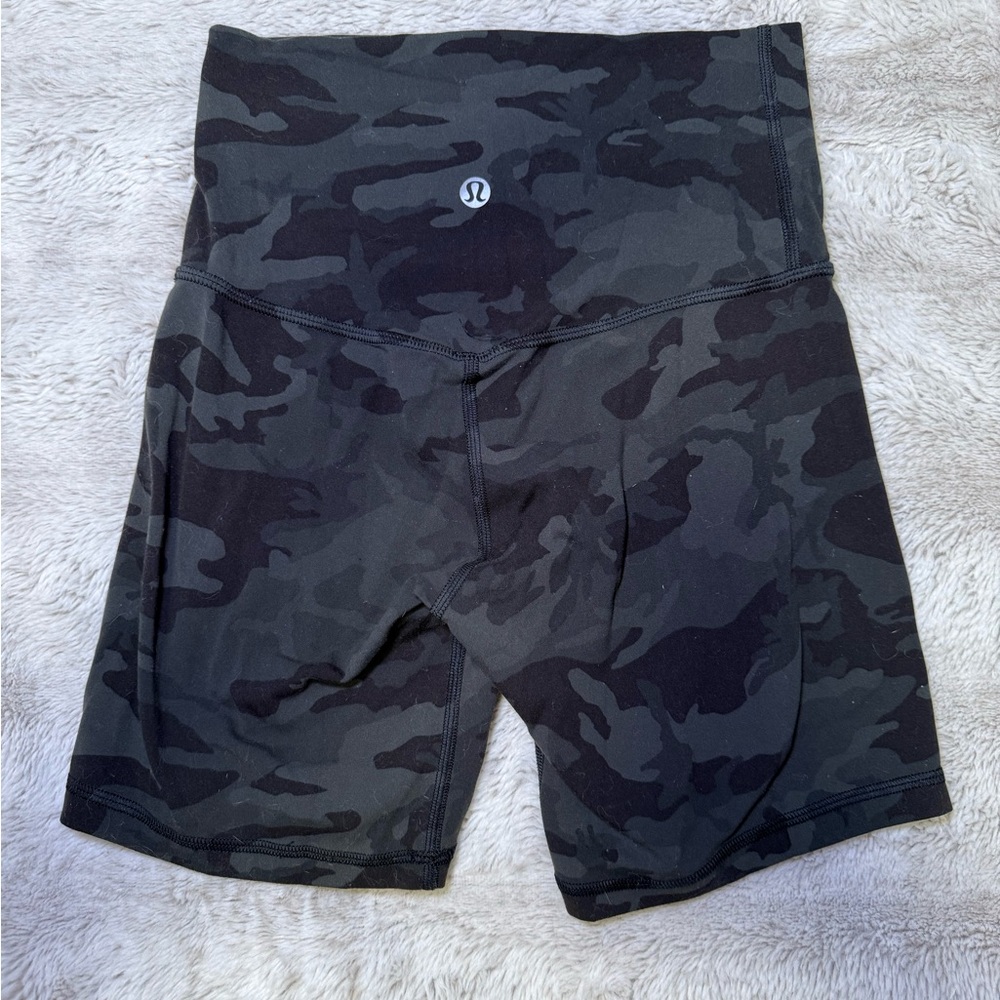 Lululemon Black Camo Shorts